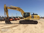 Side of used Excavator